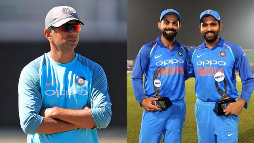 Rahul Dravid will have to work in unison with Virat Kohli and Rohit Sharma