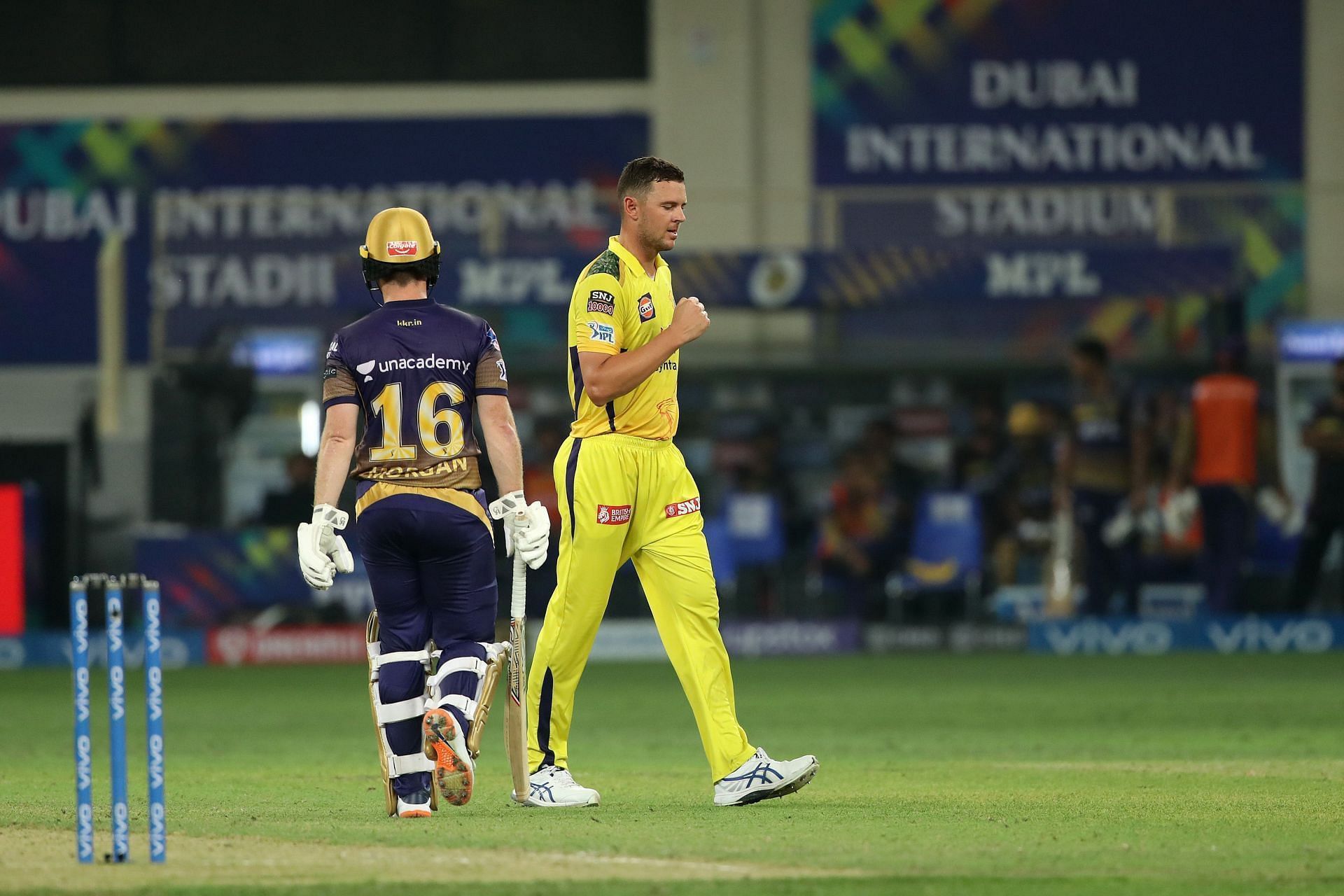 Josh Hazlewood during the IPL. Pic: IPLT20.COM