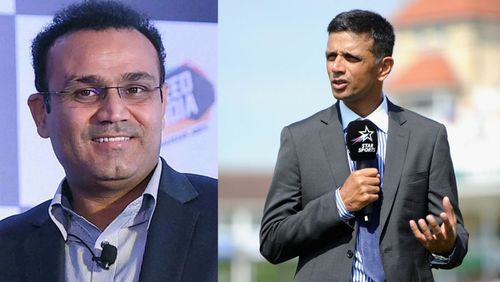 Virender Sehwag (L) says Rahul Dravid's appointment will bring stability.