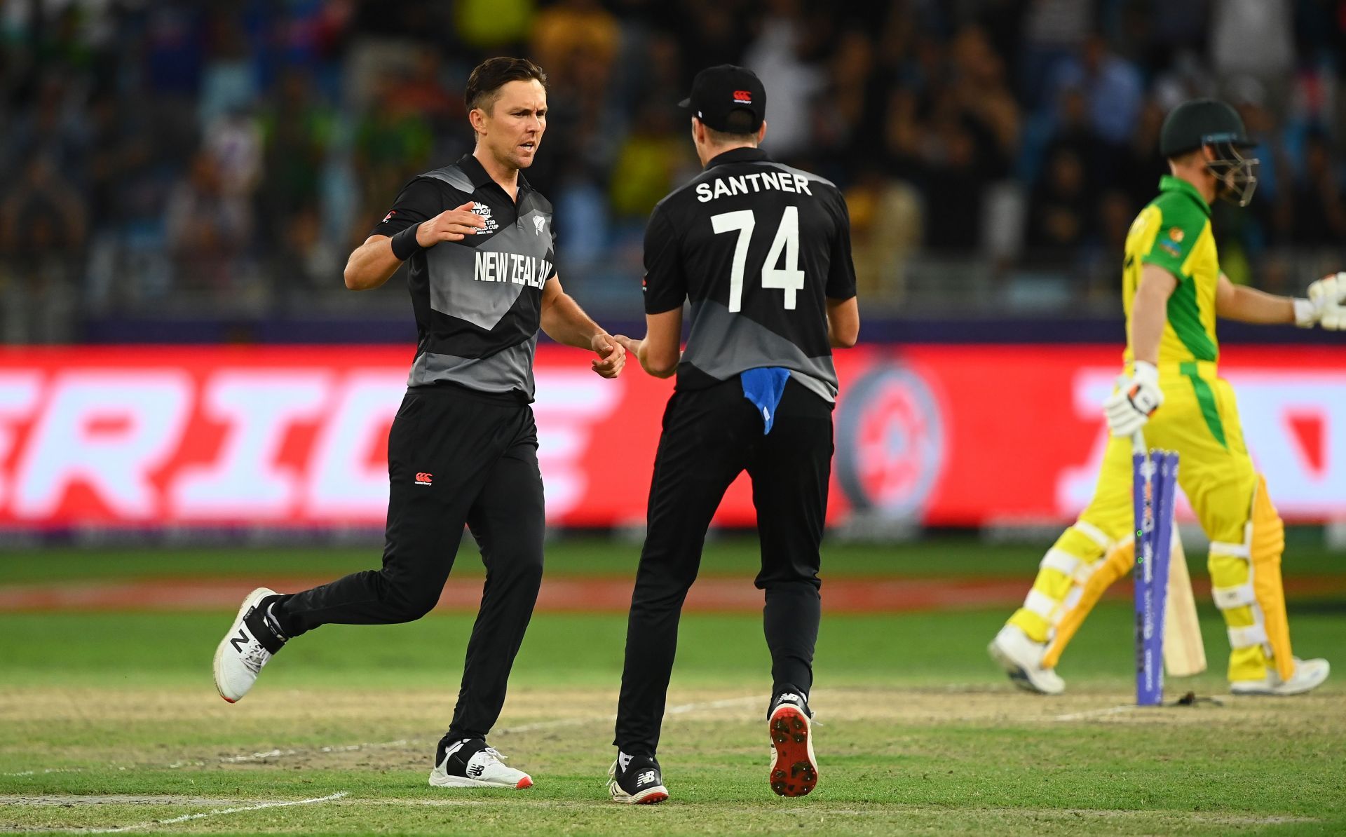 New Zealand fell to defeat against Australia in the finals of the T20 World Cup.