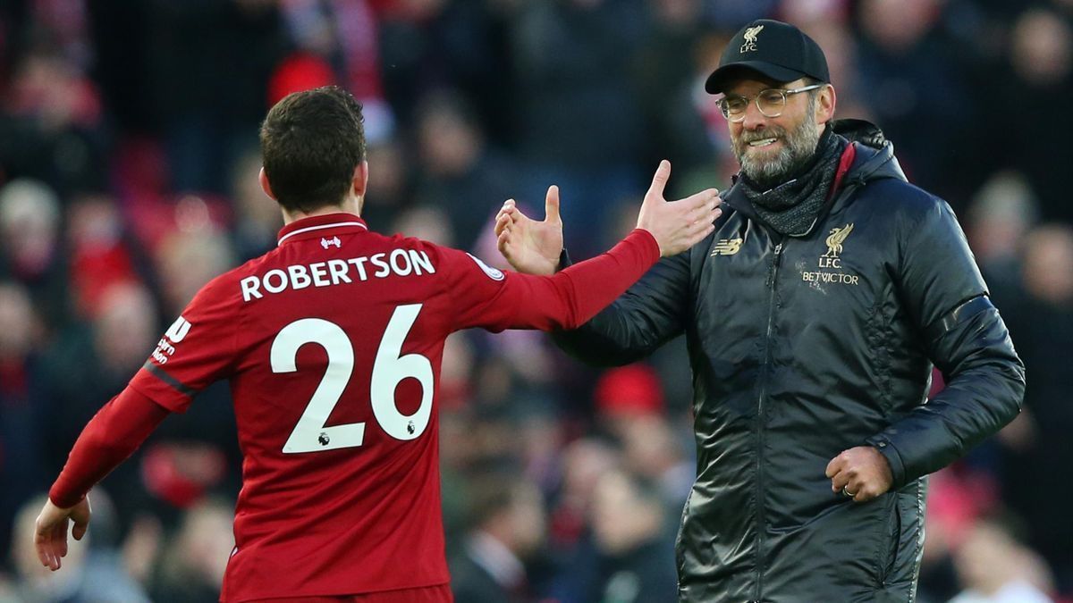 Andy Robertson is often considered a teacher's pet at Liverpool