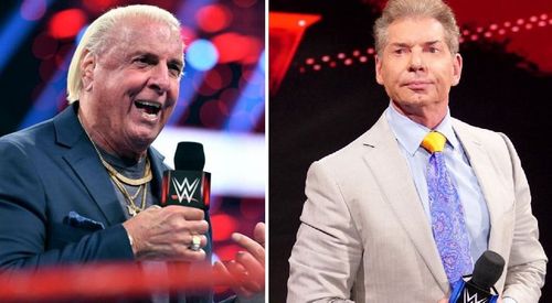 WWE Hall of Famer Ric Flair and WWE Chairman Vince McMahon