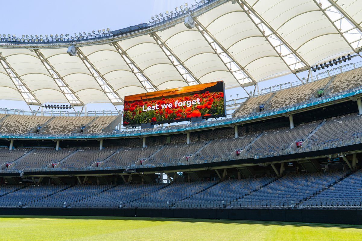 Optus Stadium. (Image Credits: Twitter)