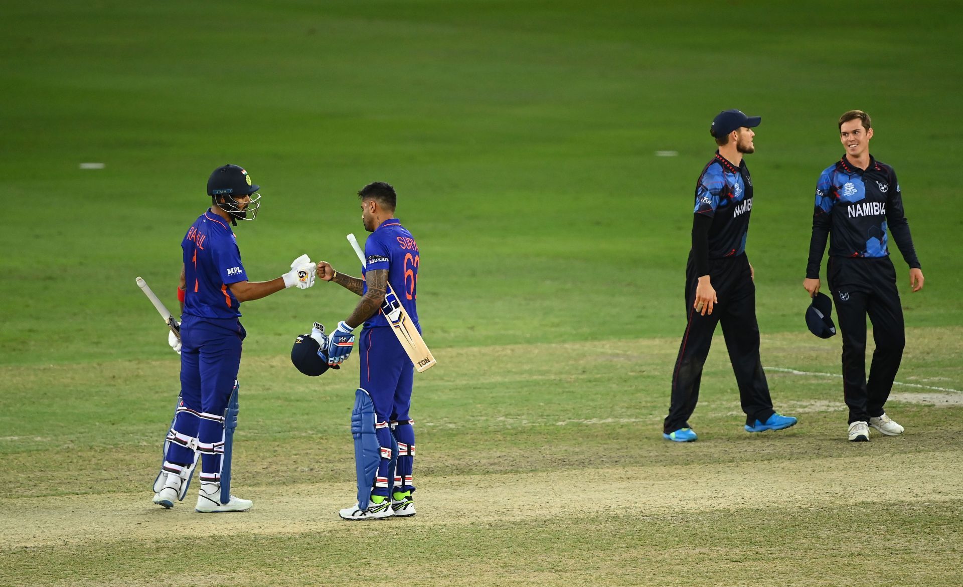 India finished their tournament on a high with a win over Namibia
