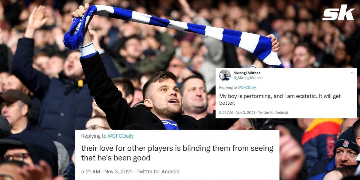 Chelsea fans show their support for Hakim Ziyech