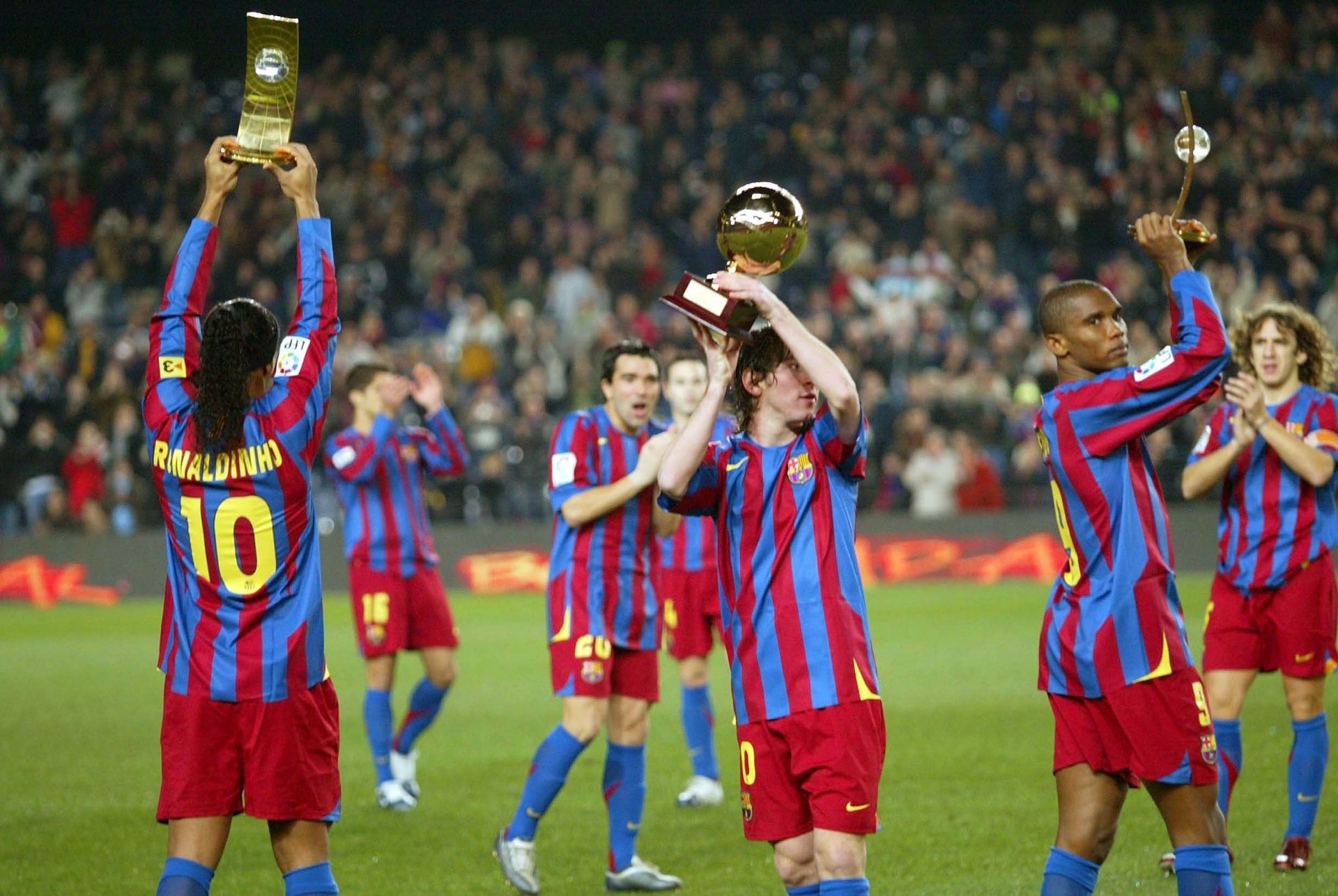 Barcelona v Celta Vigo d&#039;Or winner. Image Courtesy - FC Barcelona website