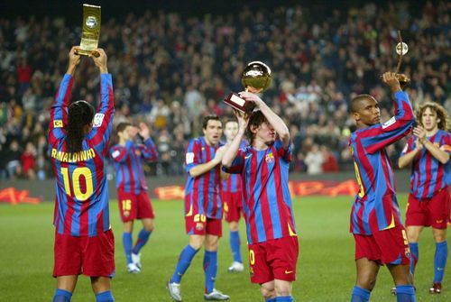 Barcelona v Celta Vigo d'Or winner. Image Courtesy - FC Barcelona website