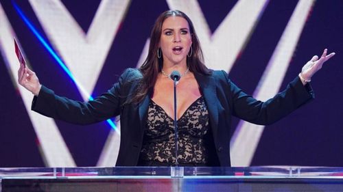 Chief Brand Officer and former Women's Champion Stephanie McMahon.