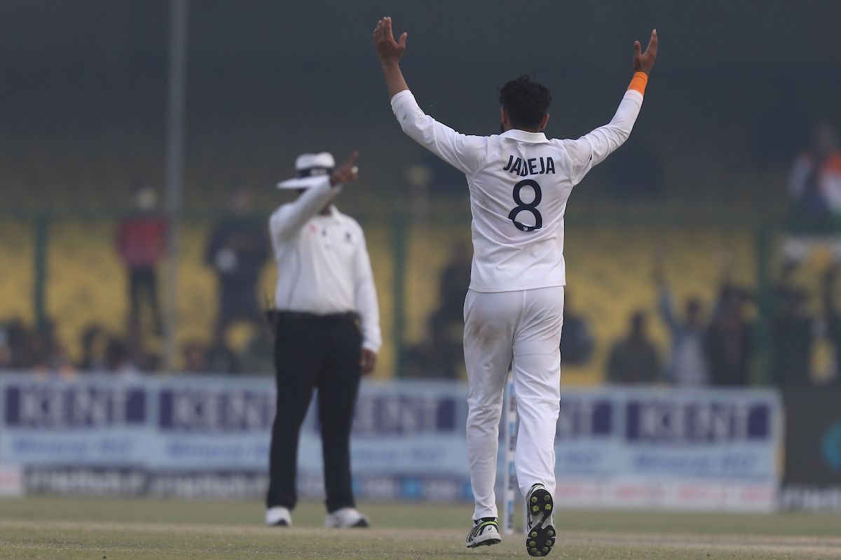 Ravindra Jadeja was the pick of India's bowlers on the final day, returning figures of 4 for 40 [Credits: BCCI]