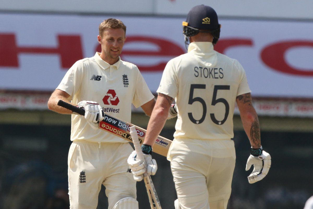 Joe Root and Ben Stokes. (Credits: Twitter)