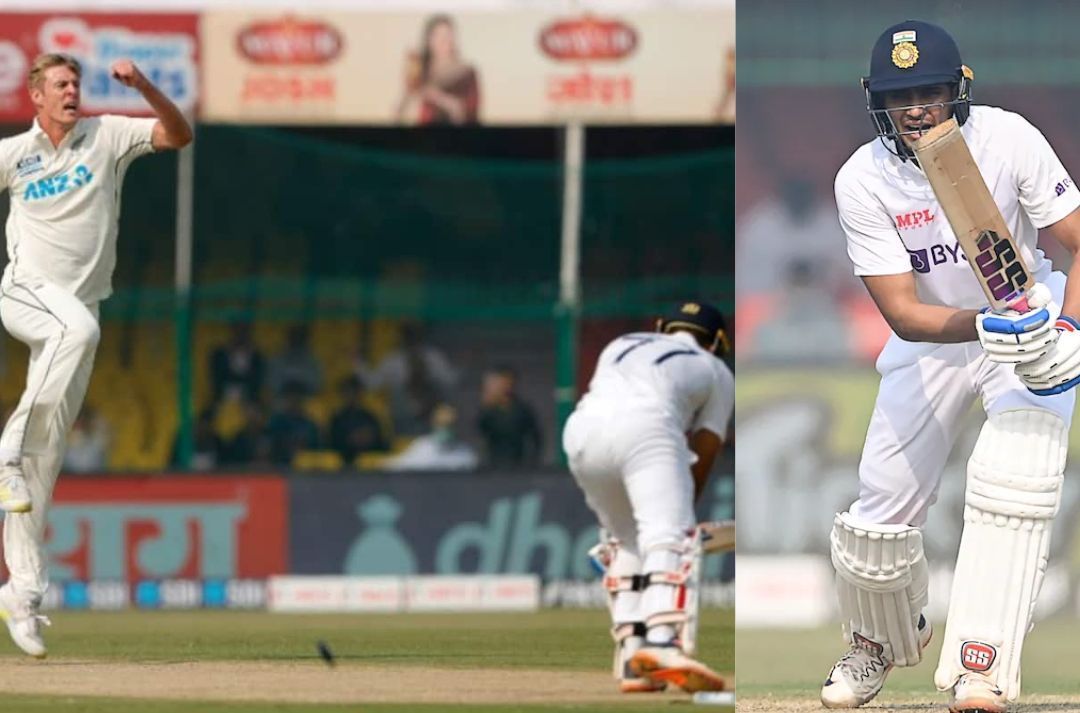 Kyle Jamieson outfoxed Shubman Gill during the first Test match in Kanpur