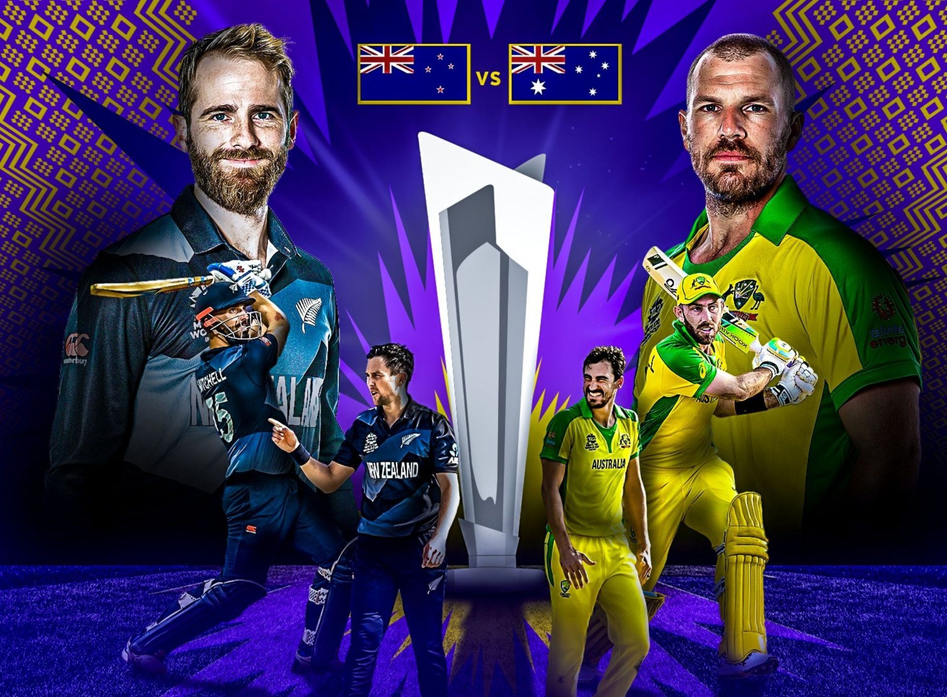 New Zealand vs Australia. (Image: ICC)