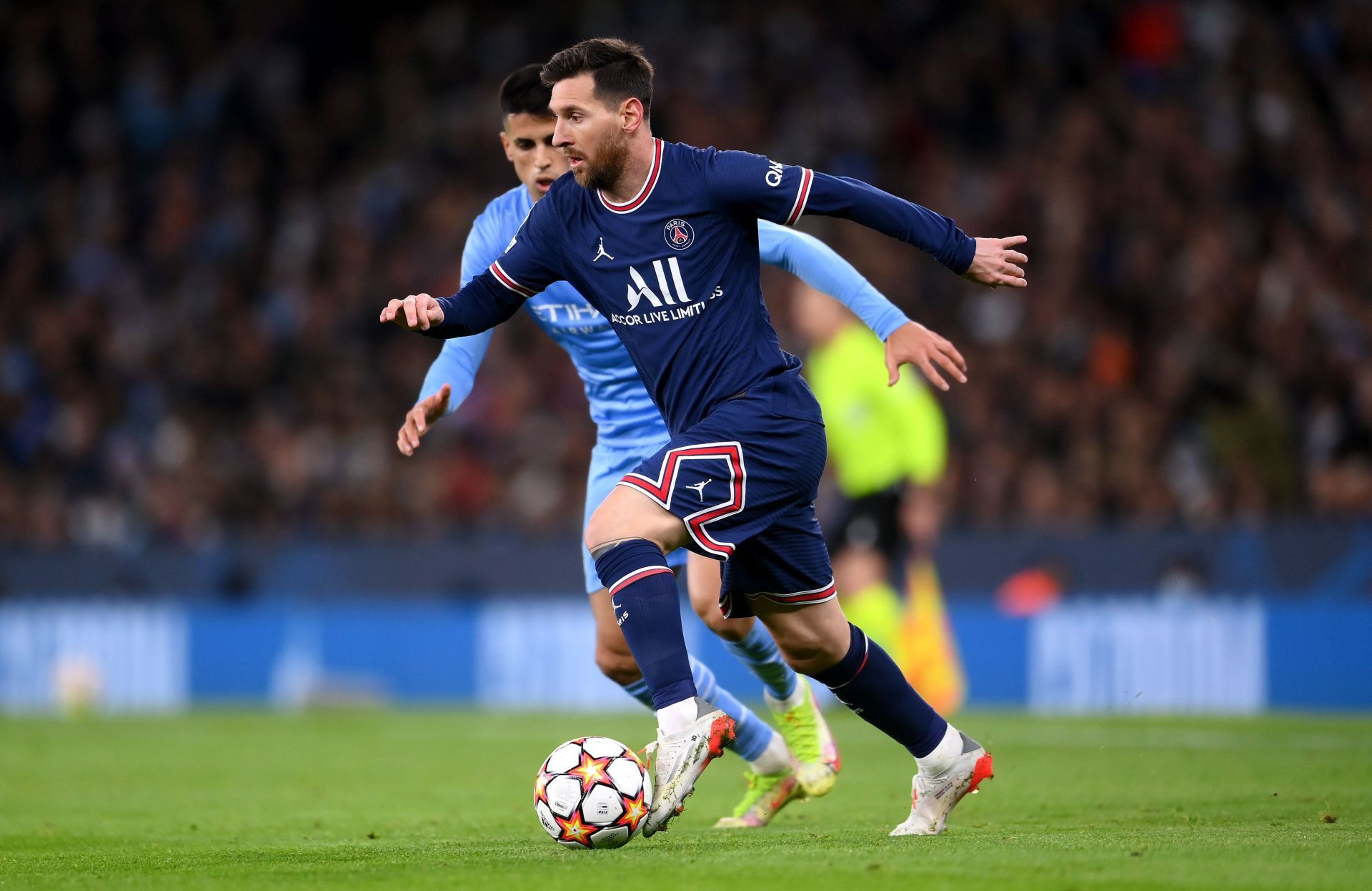 Lionel Messi in action for PSG