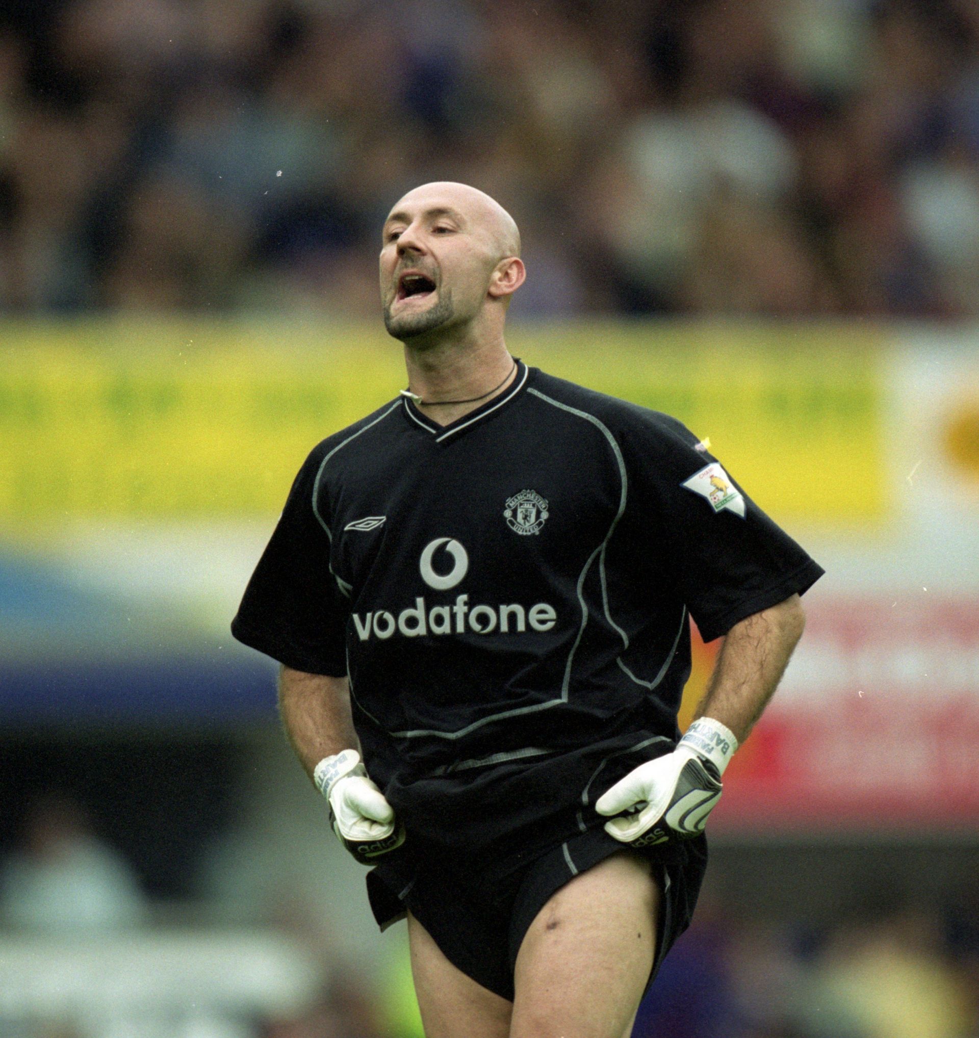 Fabien Barthez during his spell with Manchester United