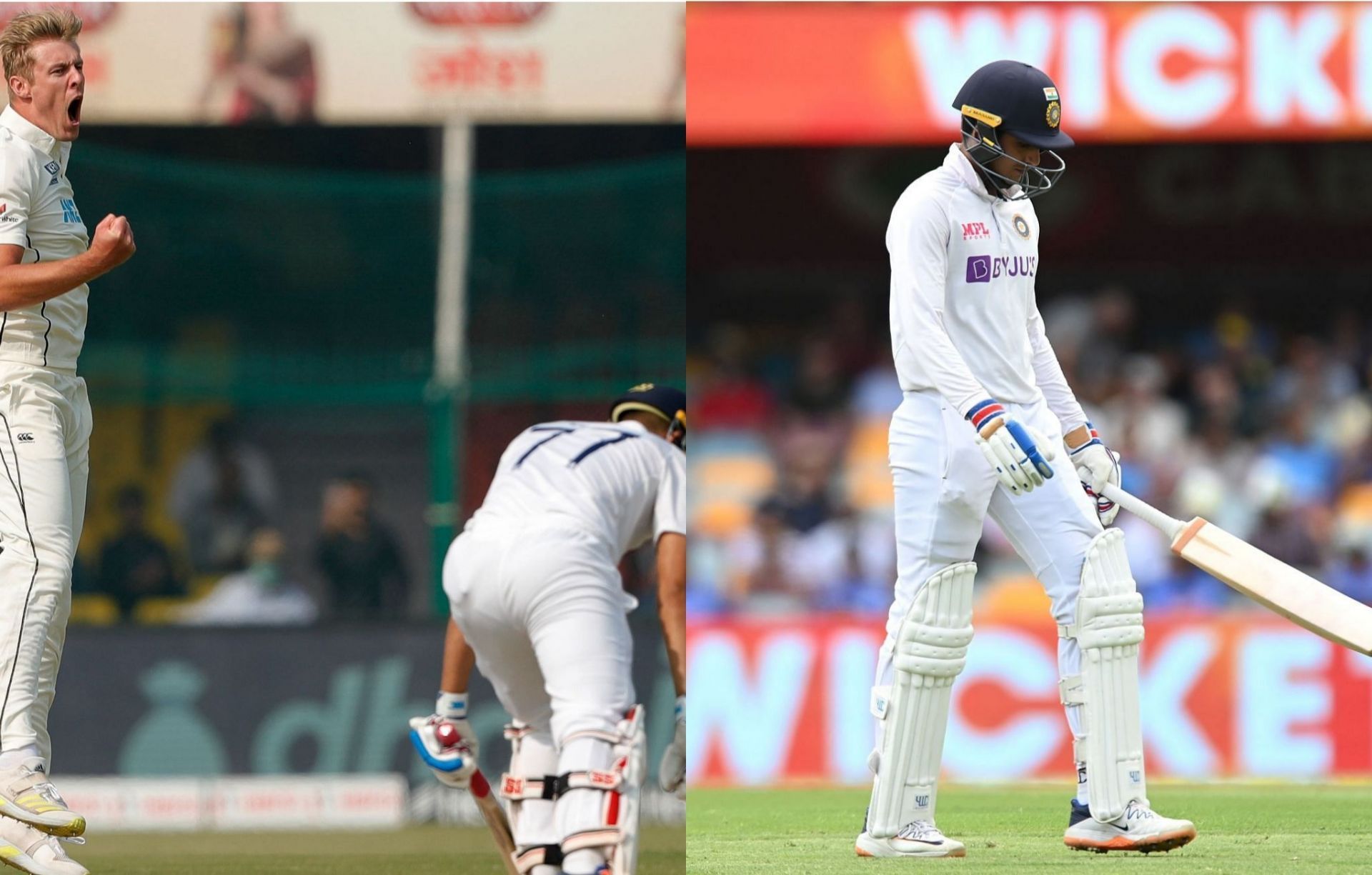 Shubman Gill lost his wicket to Kyle Jamieson in the last session today.