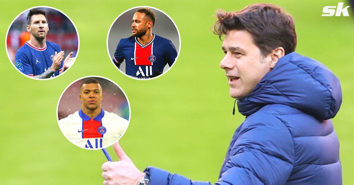 PSG manager Mauricio Pochettino spoke about the problems of managing Lionel Messi, Neymar and Kylian Mbappe together.