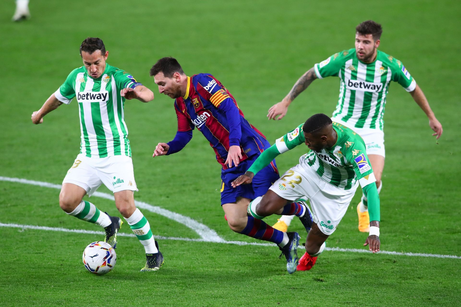 Real Betis v FC Barcelona - La Liga Santander