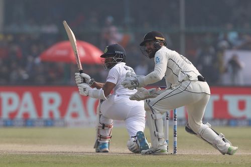 Wriddhiman Saha earned praise from Vikram Rathour for his valuable knock. Pic: BCCI