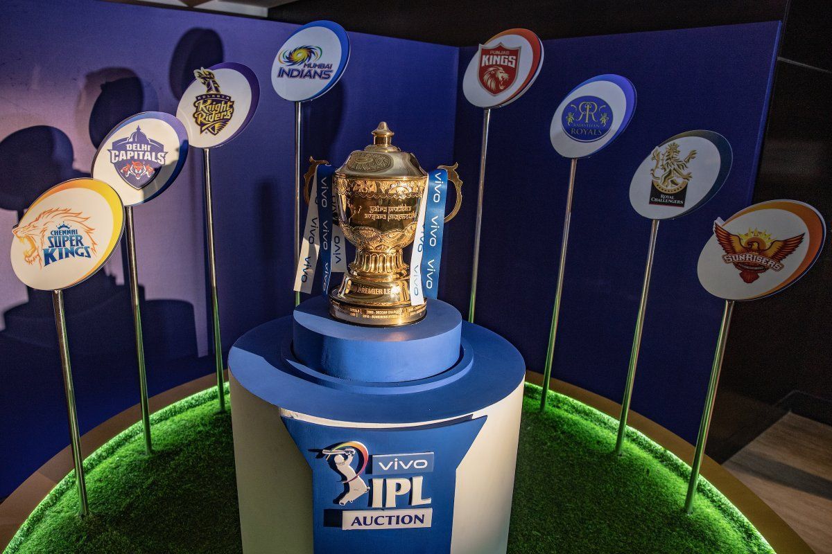 Indian Premier League (IPL) Trophy. (Credits: Twitter)