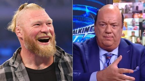 Brock Lesnar used to work alongside Paul Heyman on WWE television