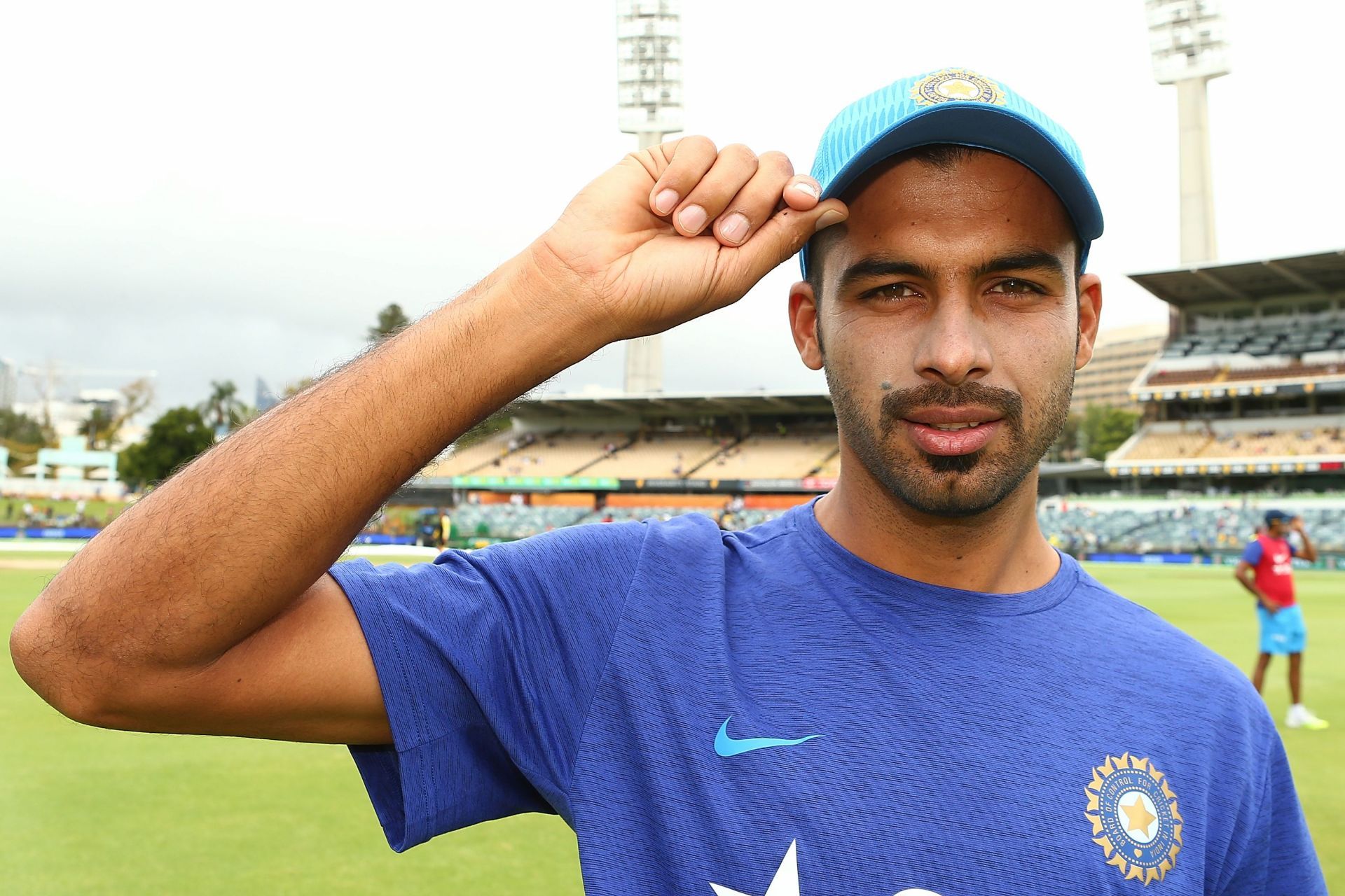 Barinder Sran made his T20I debut against Zimbabwe