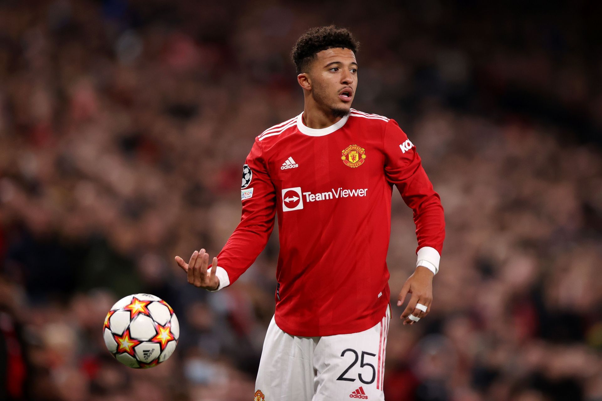 Manchester United forward Jadon Sancho.