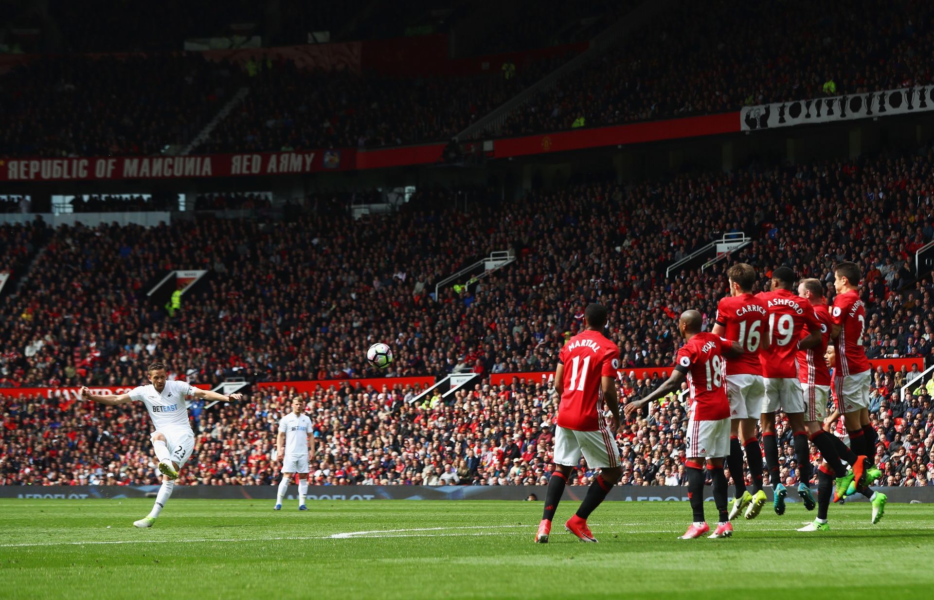 Manchester United vs Swansea City - Premier League