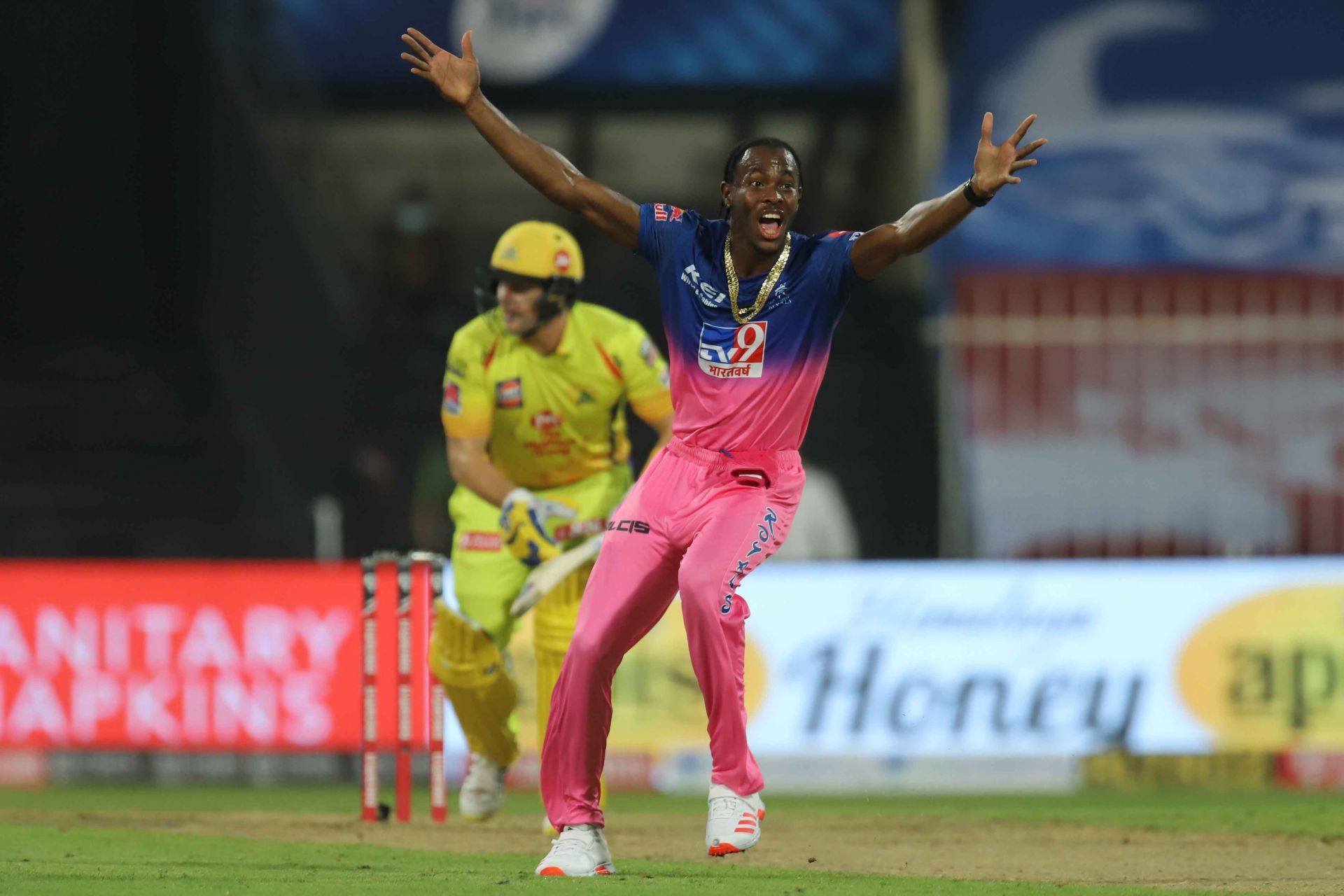 Jofra Archer did not play a single match in IPL 2021 because of injury (Image Courtesy: IPLT20.com)