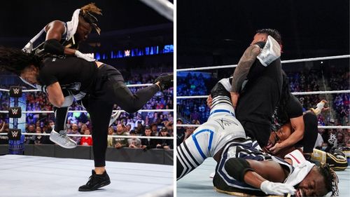 Kofi Kingston and King Woods were attacked on SmackDown