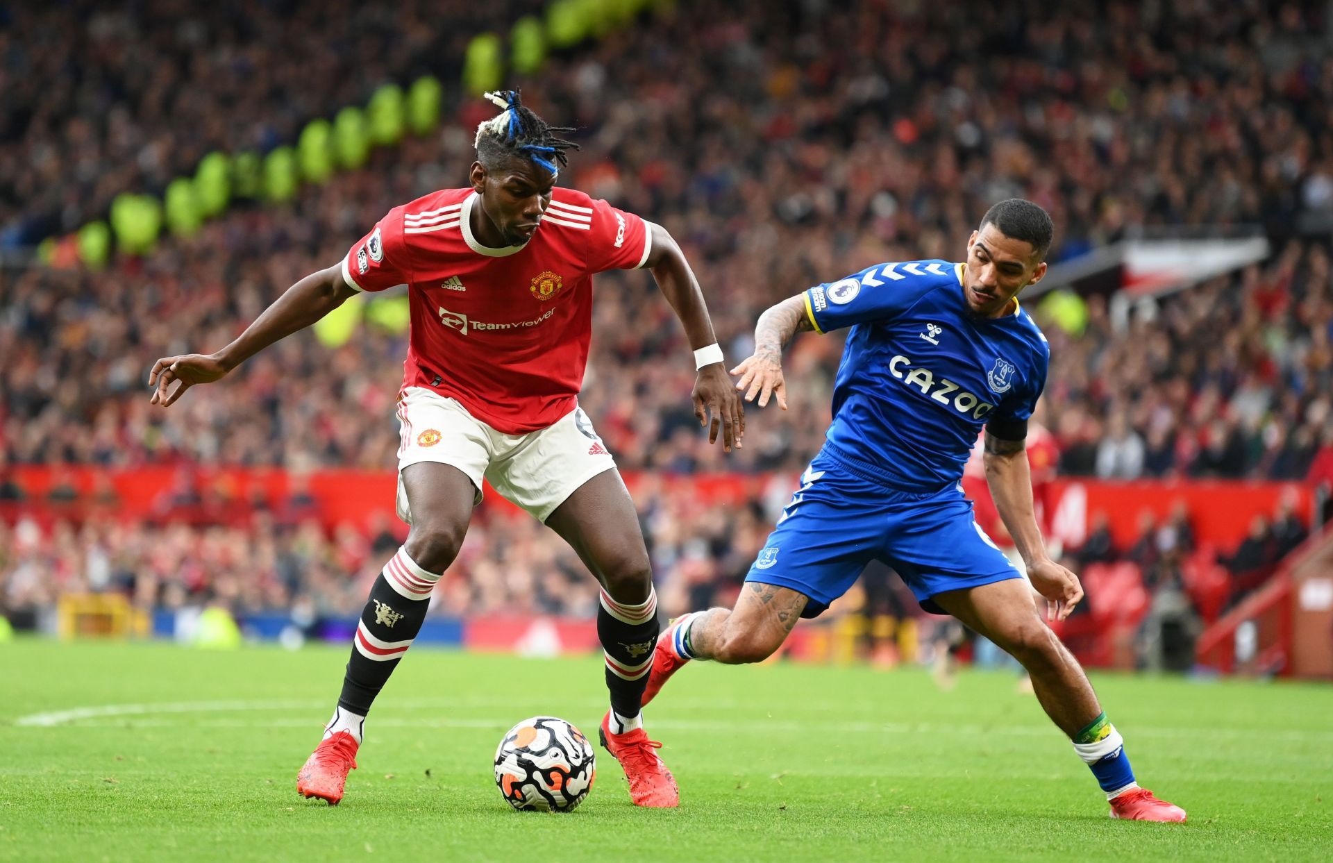 Paul Pogba in action for Manchester United