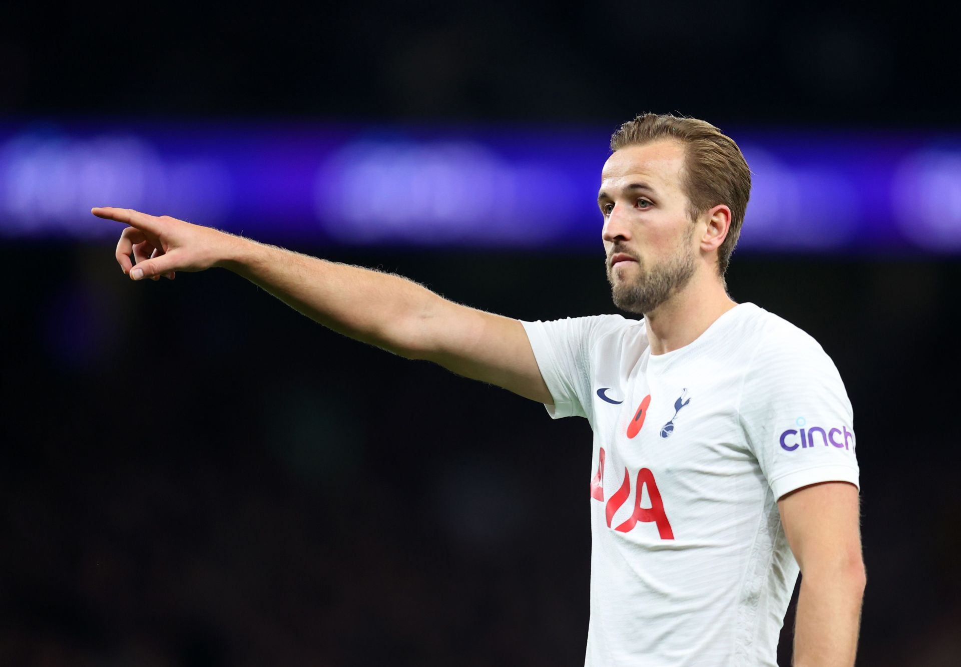 Tottenham Hotspur forward Harry Kane.