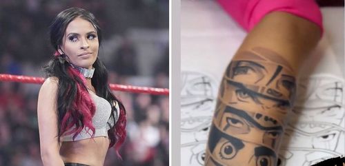 Zelina Vega has some interesting new ink