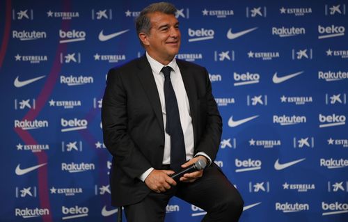 Barcelona president Joan Laporta