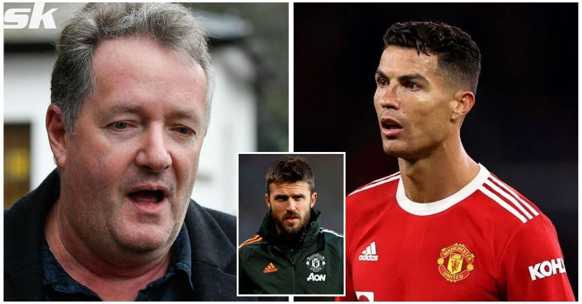 Piers Morgan calls Michael Carrick &#039;halfwit&#039; for not keeping Cristiano Ronaldo in the starting X1 vs Chelsea