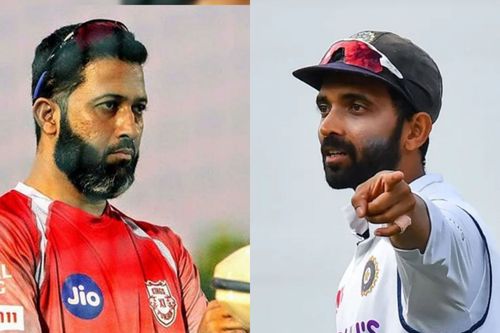 Wasim Jaffer (L) was critical about Ajinkya Rahane's (R) decision to delay the new ball.