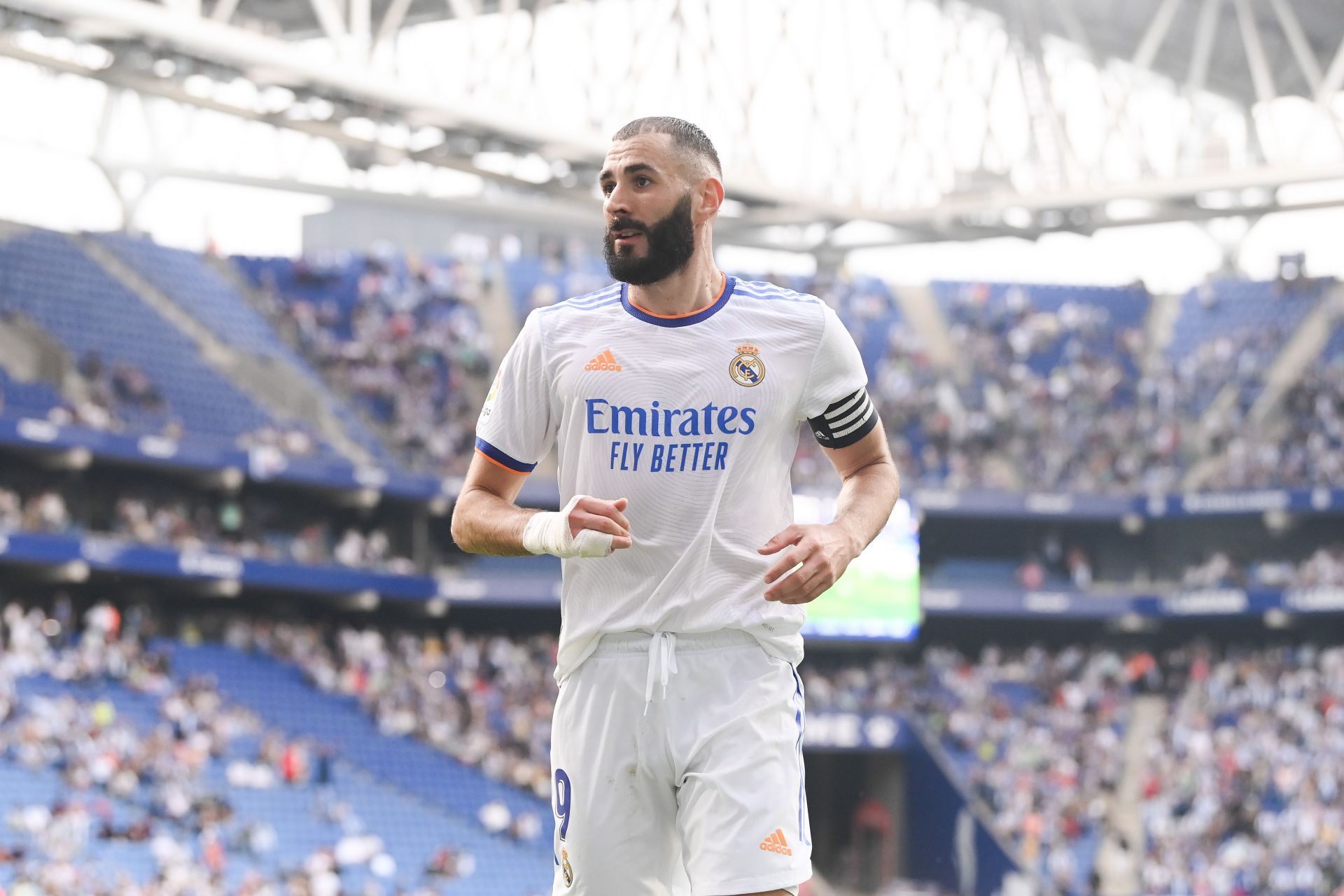 Karim Benzema in action for Real Madrid.