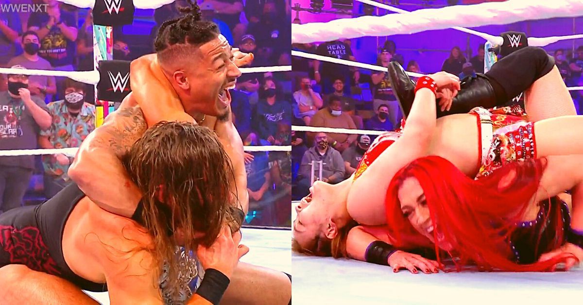 Carmelo Hayes and Kay Lee Ray were pushed to their limits tonight