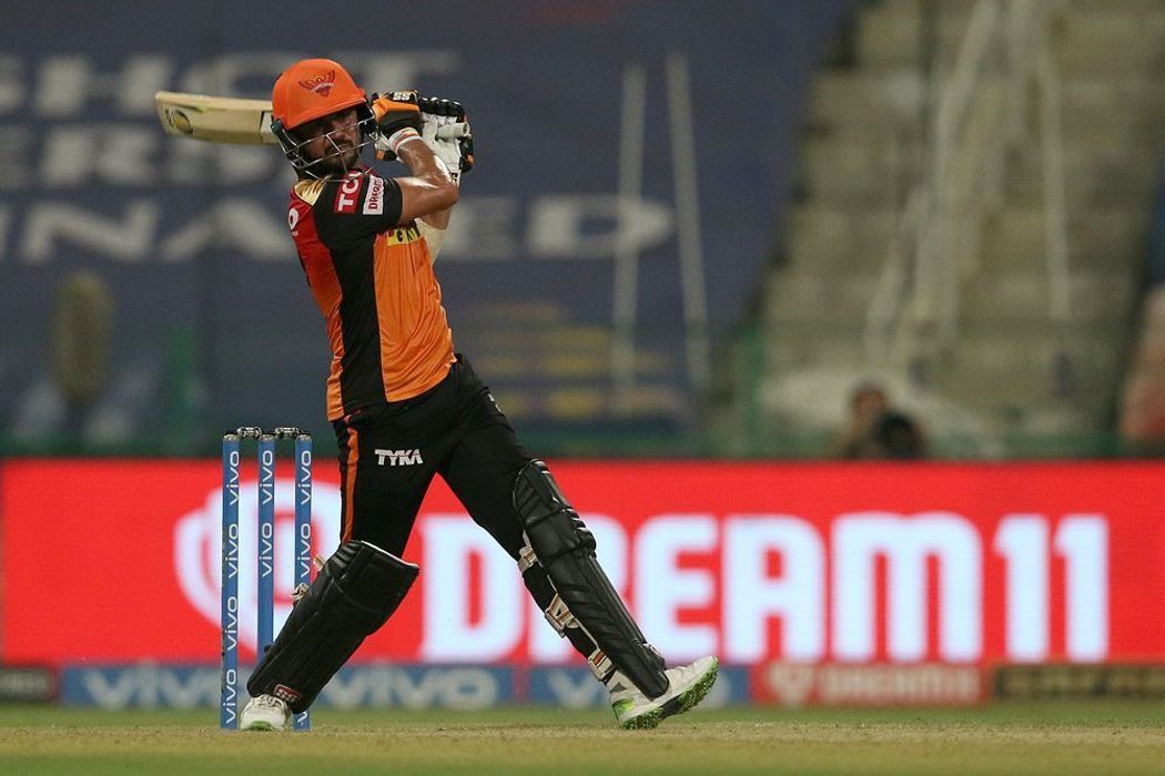 Manish Pandey captained the Sunrisers Hyderabad in their last match of IPL 2021 (Image Courtesy: IPLT20.com)