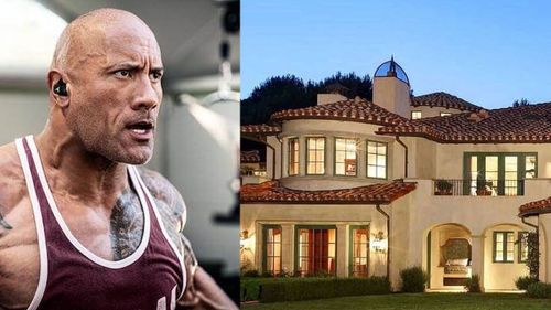 Dwayne Johnson's house is luxurious!