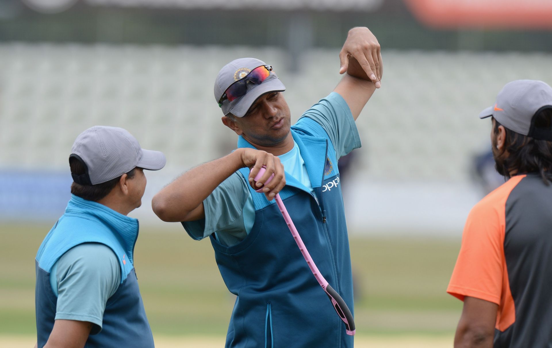 Rahul Dravid took over from Ravi Shastri as the head coach of the Indian team