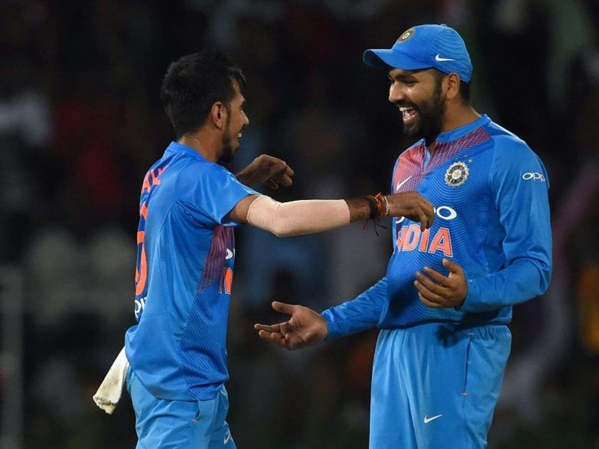 Yuzvendra Chahal shares a great bond with Rohit Sharma (Credit: BCCI)