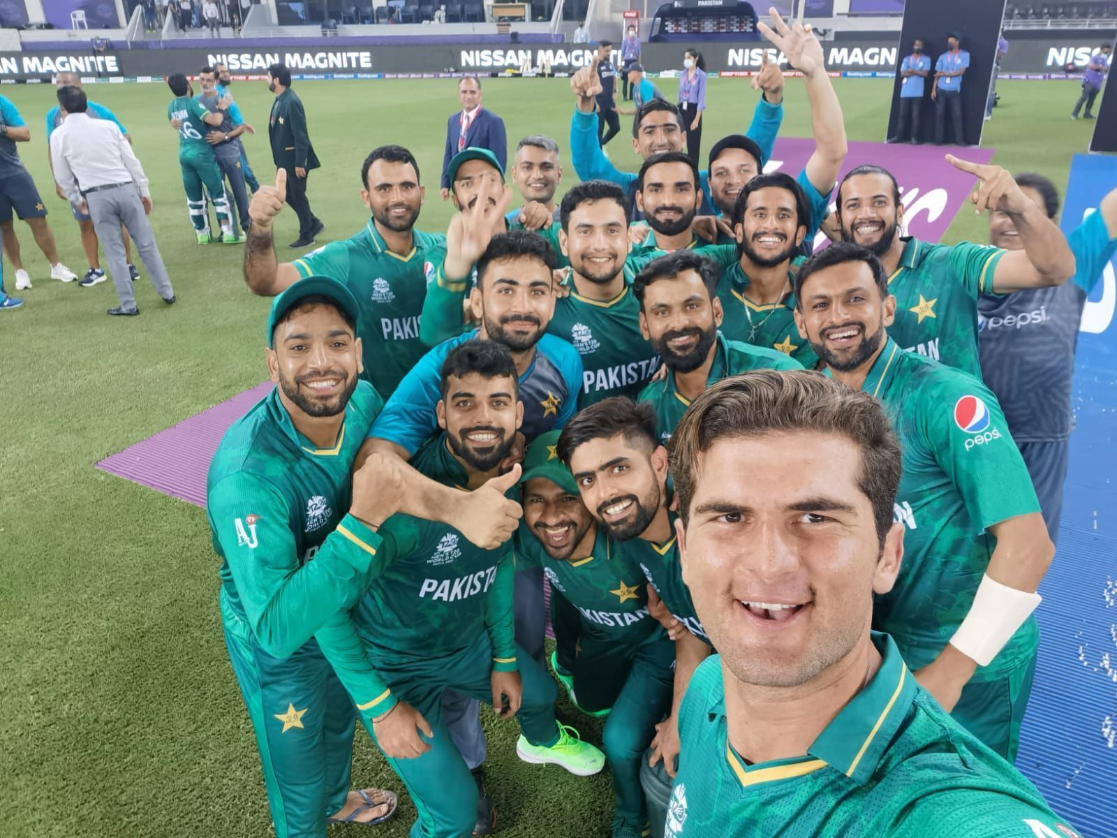 Pakistan cricket team. (Image Credits: Twitter)