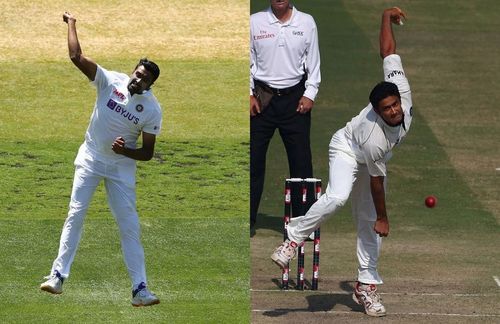 Ravichandran Ashwin and Anil Kumble. Pics: Getty Images