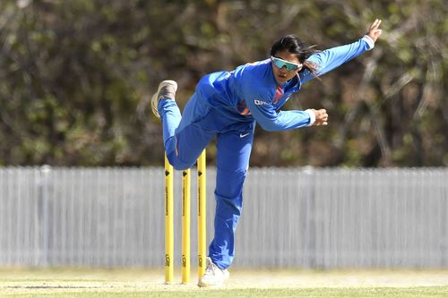 Devika Vaidya in action in Australia A v India A - 1st Women's T20