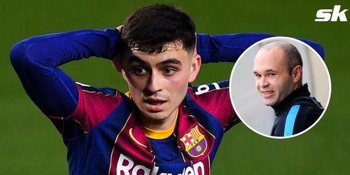 Barcelona midfielder Pedri is a huge fan of Andres Iniesta