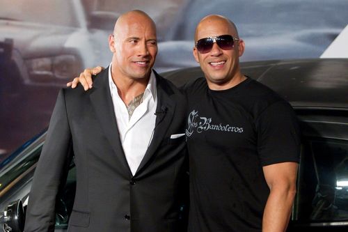 Dwayne Johnson and Vin Diesel have co-starred together for Fast & Furious