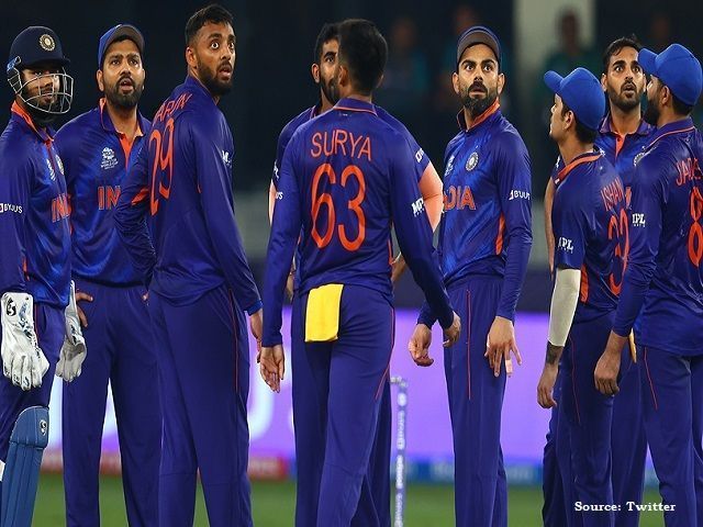 Team India staring at a group-stage exit after consecutive defeats [Image- Twitter]