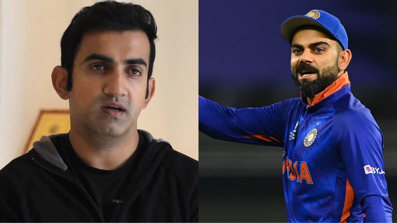 Gautam Gambhir is unhappy with Virat Kohli (R)&#039;s leadership demeanour.