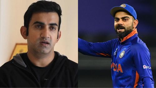 Gautam Gambhir is unhappy with Virat Kohli (R)'s leadership demeanour.