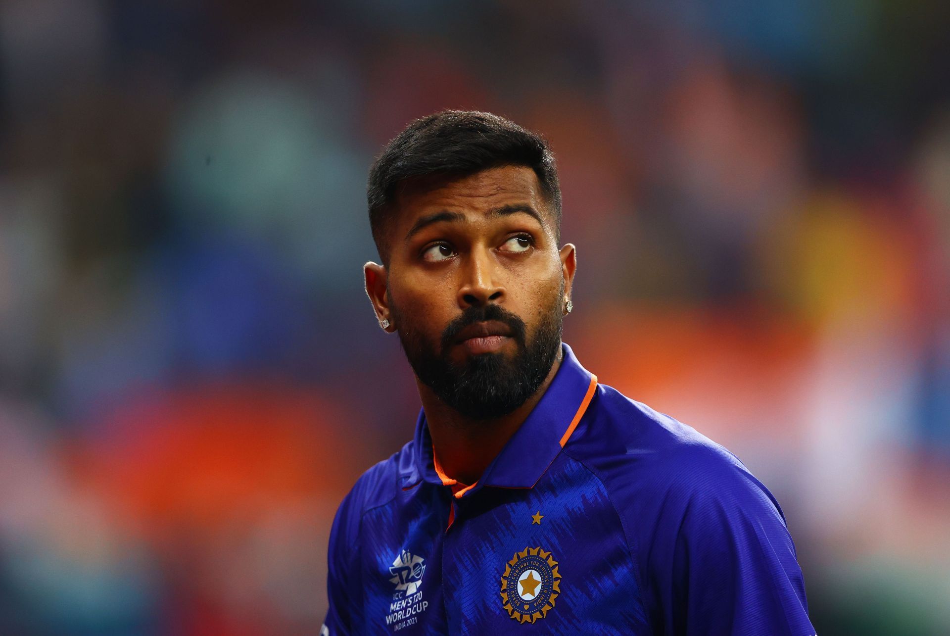 Hardik Pandya had a mixed outing in the ICC T20 World Cup 2021 (Credit: Getty Images)